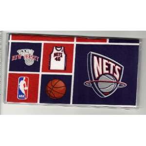    Checkbook Cover NBA New Jersey Nets Basketball 