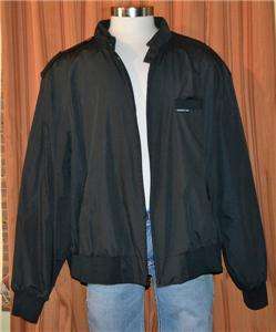 MEMBERS ONLY 80S RETRO RACER BLACK CASUAL CAFE JACKET MENS 4X 4XL 