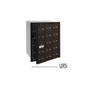 15 Door (14 usable) 4B+ Horizontal Mailboxes   Bronze   Front Loading