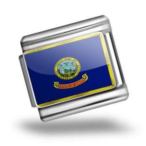   Idaho Flag region United States of America (USA) Bracelet Link