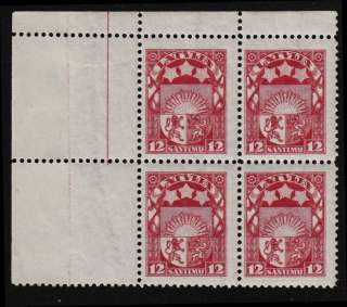 Latvia, 1923, SC 119, MNH, block of 4. c3876  
