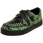 Green Zombie Velcro Creeper   sz. 10   A7550L   Rockabilly 