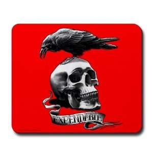  The Expendables Skull Tattoo Skull Mousepad by  