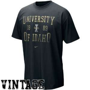  Nike Idaho Vandals Black Old School Vintage T shirt 