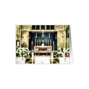 Confirmation   Church Altar Card