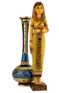   Pharaoh of Ancient Egypt Queen Cleopatra VII with Ankh & Hieroglyphics