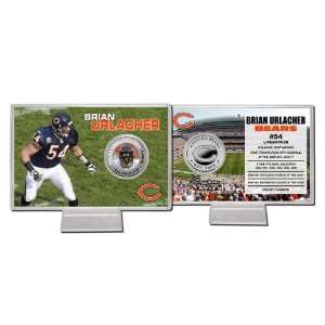  Brian Urlacher Silver Coin Card