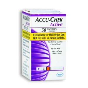 Roche Diagnostics Corp Accu chek Active Test Strips   Box Of 50 
