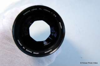 Canon 135mm f2.5 FL lens manual focus 12.5 prime  