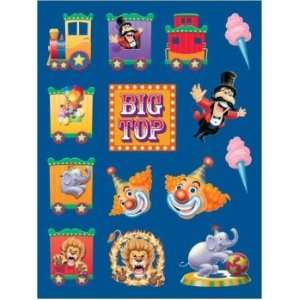  Big Top Circus Value Stickers 4 Sheets Per Pack Toys 