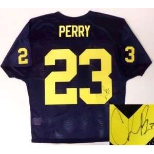 Chris Perry Autographed Jersey   Michigan Wolverines