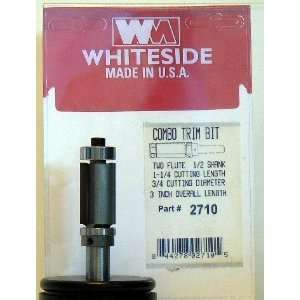   FLUSH TRIM ROUTER BIT W/ UPPER AND LOWER BEARINGS 3/4 CD X 1 1/4 CL