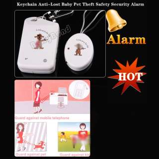 Keychain Anti Lost Baby Pet Theft Safety Security Alarm  