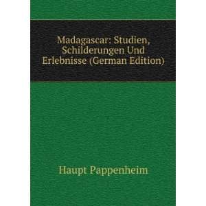   Erlebnisse (German Edition) (9785877335233) Haupt Pappenheim Books