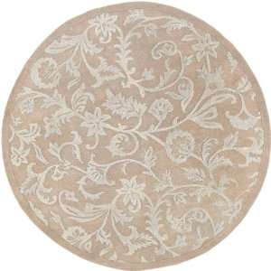  Surya Raj Rst 1215 Beige/Gray 79 ROUND Area Rug