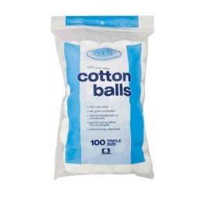  Assured Cotton Balls, 100 count, Triple Size Beauty