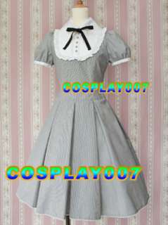 Classical lolita Fashion dress ~cosplay  handmade~black 