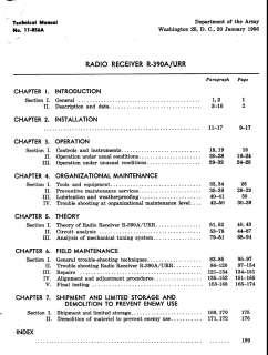 COLLINS R388 R398 R390 SERVICE MANUALS  