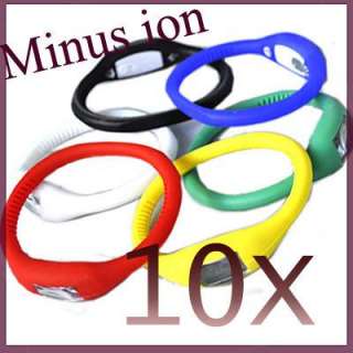 10x Silicone Anion Decompression Sport Watch wholesale  