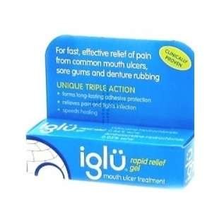  Iglu Rapid Relief Gel Mouth Ulcer Treatment x 8g Beauty