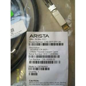   Arista CAB SFP SFP 3M 10GBASE CR Copper Cable with SFP+ 
