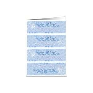  Valentine Gift Card four gifts blue (Uninterrupted Hour 