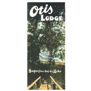  Otis Lodge Brochure Sugar Lake Minnesota 1930s 