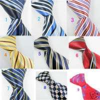 30 Upscale Stripe mens necktie zipper zip up necktie  