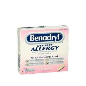  Benadryl Allergy, 25 mg, Dye Free, Liqui Gels, 24 ct 