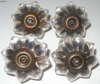 Set of 4 Uppercase Living Vintage Inspired Acrylic Knobs Shabby Chic 