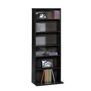  Multimedia Storage Tower   Black