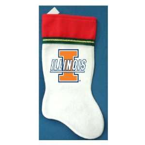 Illinois Fighting Illini NCAA Christmas Stocking  Sports 