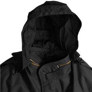 ALPHA M 65 FIELD COAT WITH LINER BLACK 3XL ARMY M65  