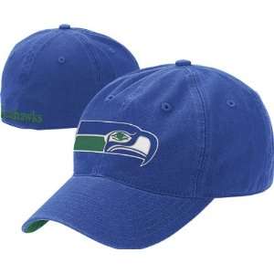 Seattle Seahawks Blue Throwback Flex Slouch Hat  Sports 