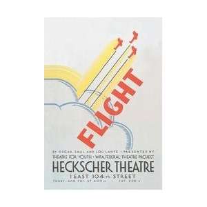 Flight at the Heckscher Theatre 20x30 poster 