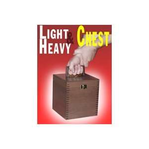  Light & Heavy Chest Stage Magic Trick Illusion Close up 