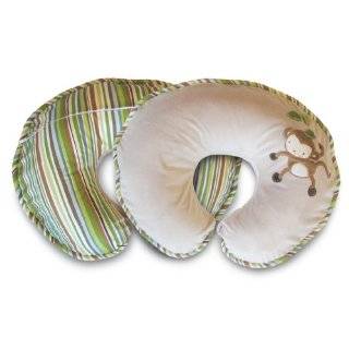 Boppy Pillow with Luxe Slipcover, Monkey
