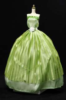 ED1092 BN Green Evening Party Dress for Barbie FR  