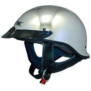  AFX FX 68 Helmet   Large/Silver Chrome Automotive