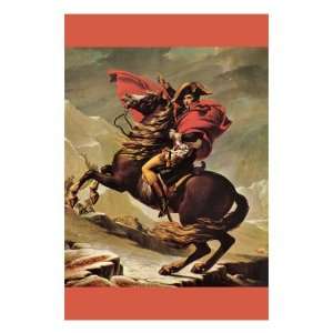   Bernard Pass Premium Poster Print by Jacques Louis David, 24x32 Home