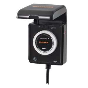  Sylvania 15 Amp Heavy Duty Outdoor Timer with Two Outlets 