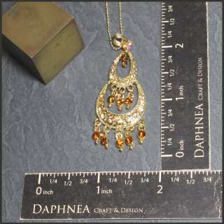 daphnea crystal new unique chandelier necklace FN802513  