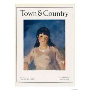 Town & Country, August 20th, 1917 Giclee Poster Print, 12x16  