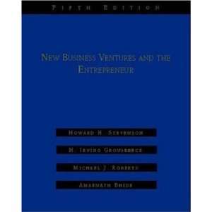   Ventures And The Entrepreneur [Hardcover] Howard H Stevenson Books