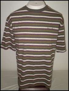 vtg 80s UNION BAY Striped T SHIRT USA SZ M  