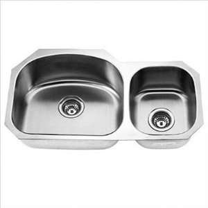 Bundle 46 Stainless Steal Double Undermount Sink