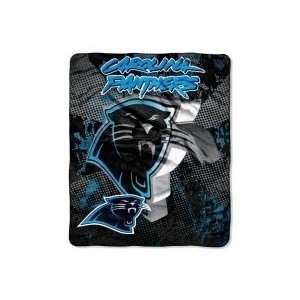  Carolina Panthers NFL Imprint Micro Raschel Blanket (50 