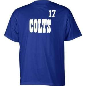  Indianapolis Colts Austin Collie Name and Number T Shirt 