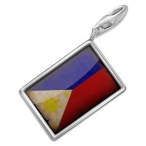  FotoCharms Philippine Flag   Charm with Lobster Clasp 