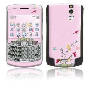  Birds On A Hill Pink Design Protective Skin Decal Sticker 